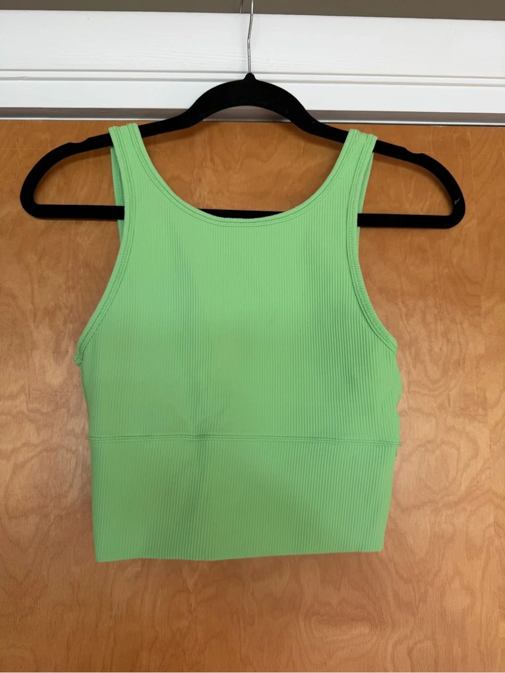 lululemon athletica Ribbed V-Neck Crop Tank - Light Green
